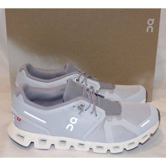 NIB ON CLOUD WOMEN'S CLOUD 5 RUNNING SHOES SNEAKERS HEATHER FOSSIL NEW - Picture 1 of 7
